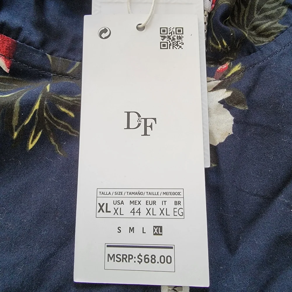 BRAND NEW Denim & Flower Floral Jacket Men's Size XL - Picture 9 of 9